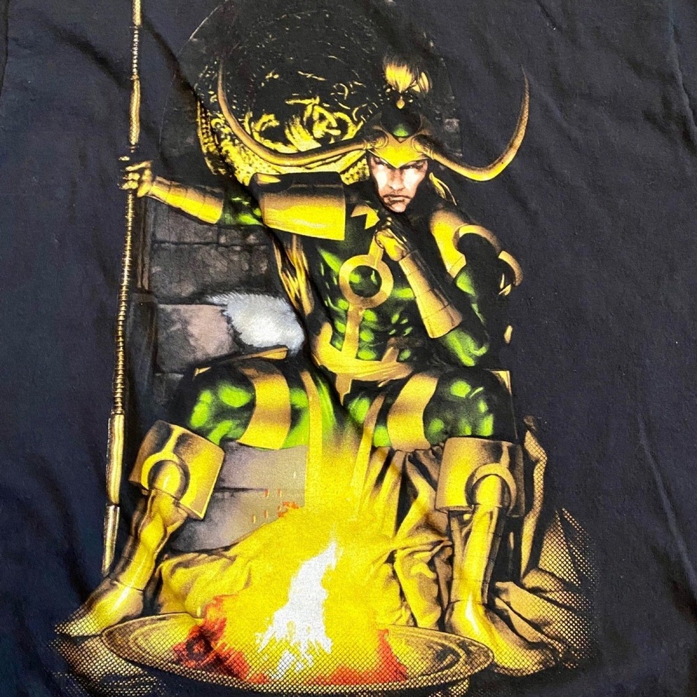 Marvel Loki Superhero Comics Shirt Tshirt XL